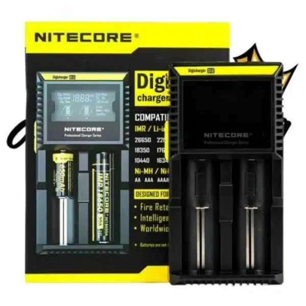 Nitecore D2 Battery Charger (2-bay) in Dubai UAE