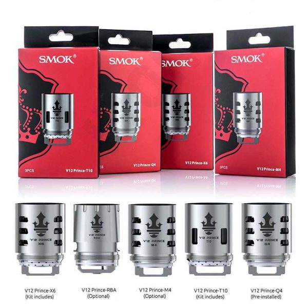 Smok Tfv12 Prince Coils V12-3pack-m4/q4/x6/t10