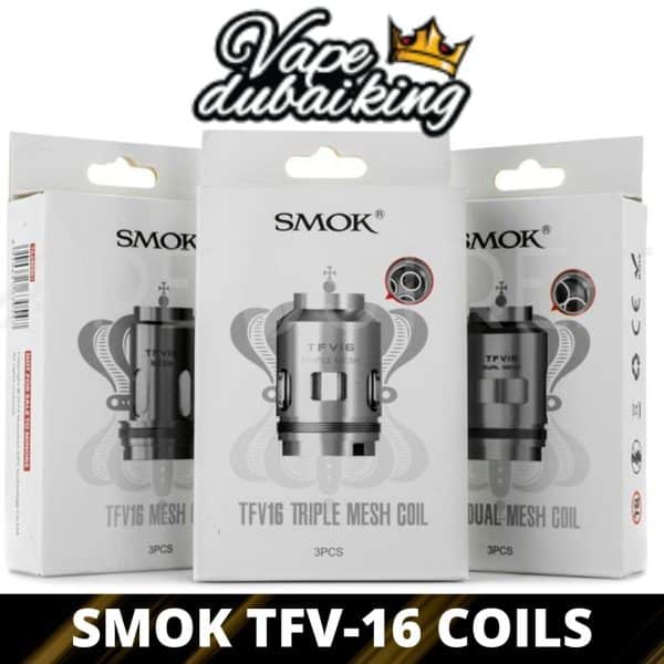 Smok Tfv16 Mesh Replacement Coils-3pcpack