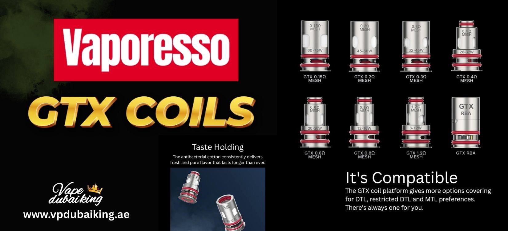 Buy Vaporesso GTX Coil online