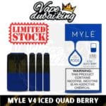 MYLÉ V4 Pods Iced Quad Berry Flavor 50mg