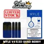MYLÉ V4 Pods Iced Quad Berry Flavor 50mg