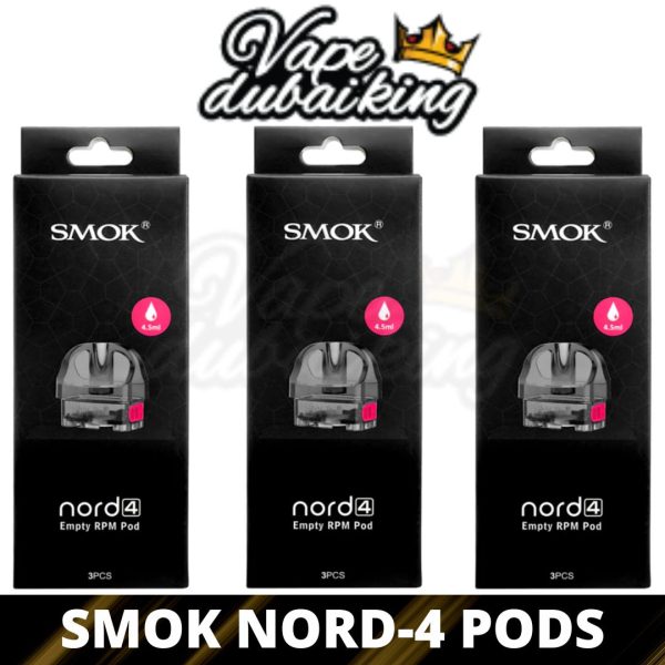 SMOK NORD 4 REPLACEMENT PODS 3PCPACK