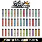 YUOTO XXL DISPOSABLE 2500 PUFFS All Flavors
