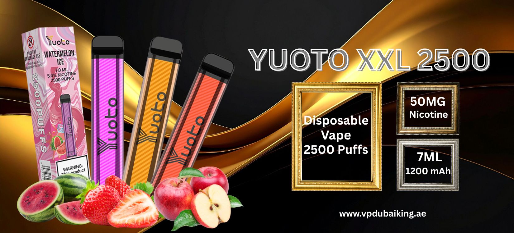 Yuoto XXL Disposable 2500 Puffs 50MG 2 Yuoto XXL Disposable Vape Review Vape Dubai King