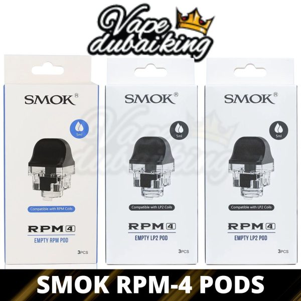 SMOK RPM 4 Empty Pod Cartridge 3pcs