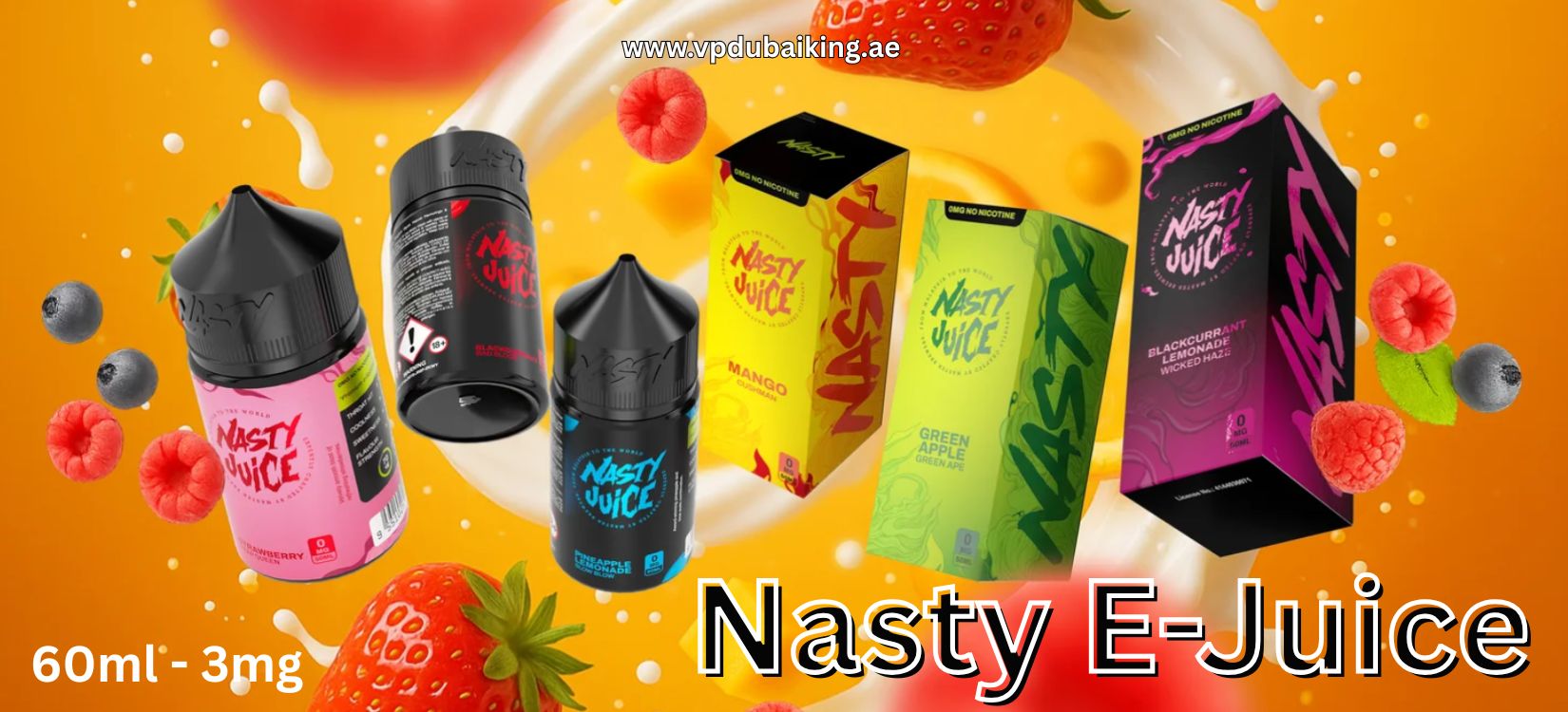 Nasty E-liquid 60ml 3MG | Best Vape E-juice 3 Buy Nasty e-liquid 60ml in Dubai, UAE