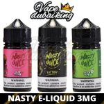 NASTY E-LIQUID 60ML 3MG NEW FLAVORS