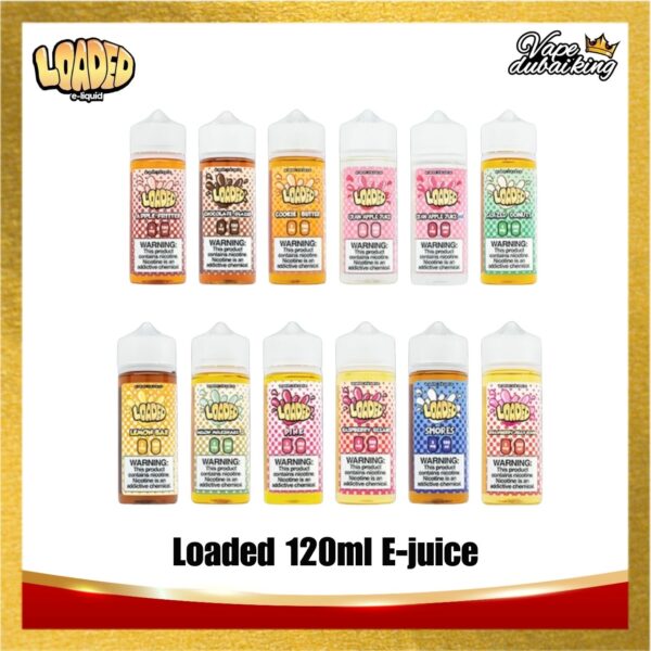 LOADED 120ML E-LIQUID flavors