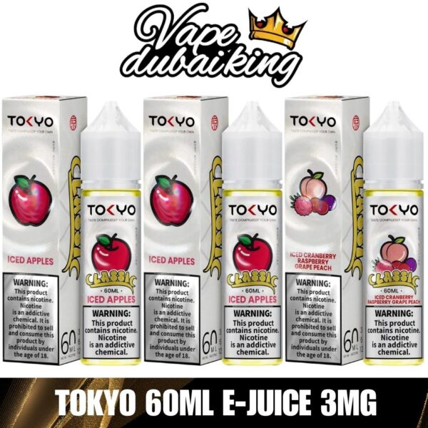 Tokyo E-liquid 60ML 3mg Vape Juice in Dubai