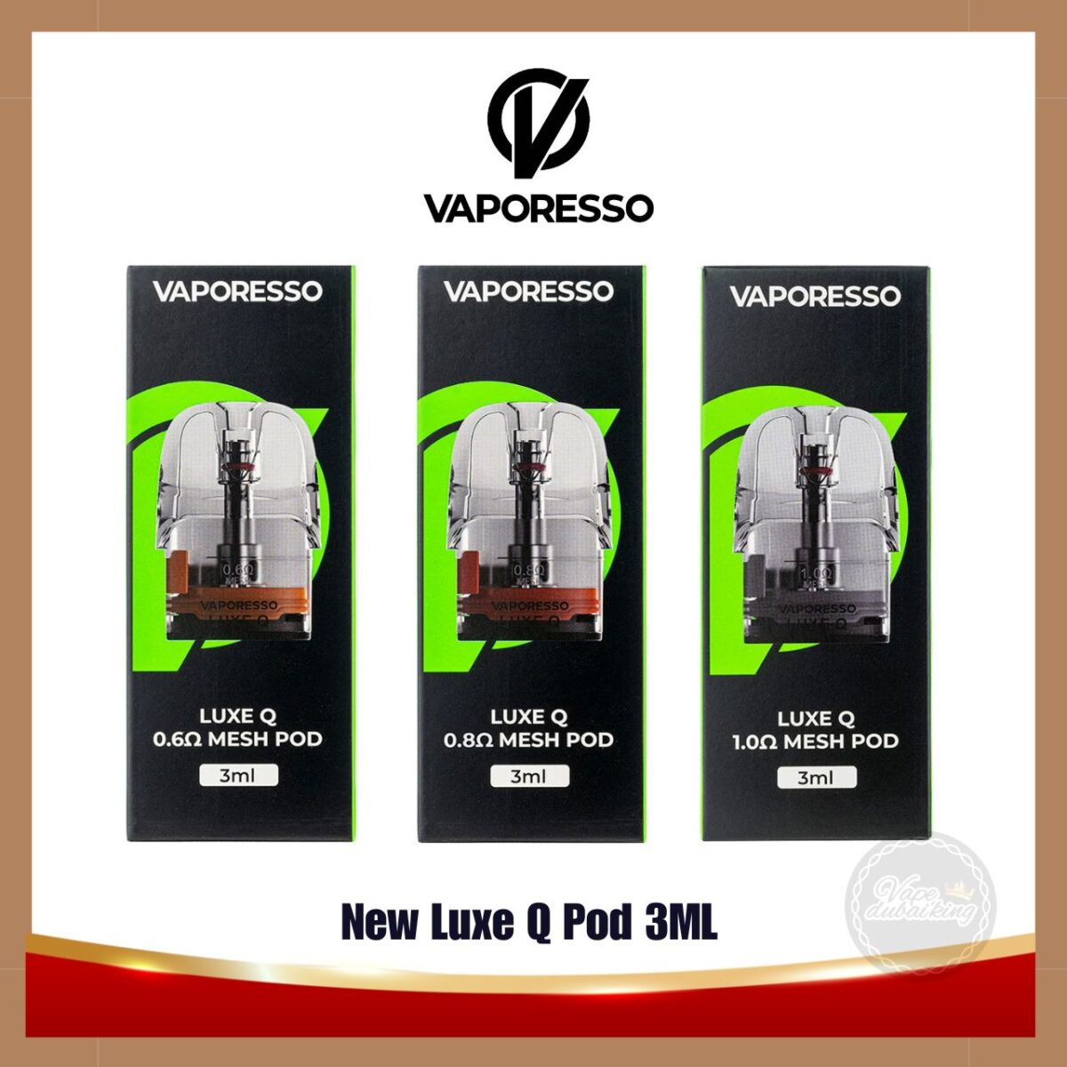 Vaporsso Luxe Q Replacement Pods all ohm