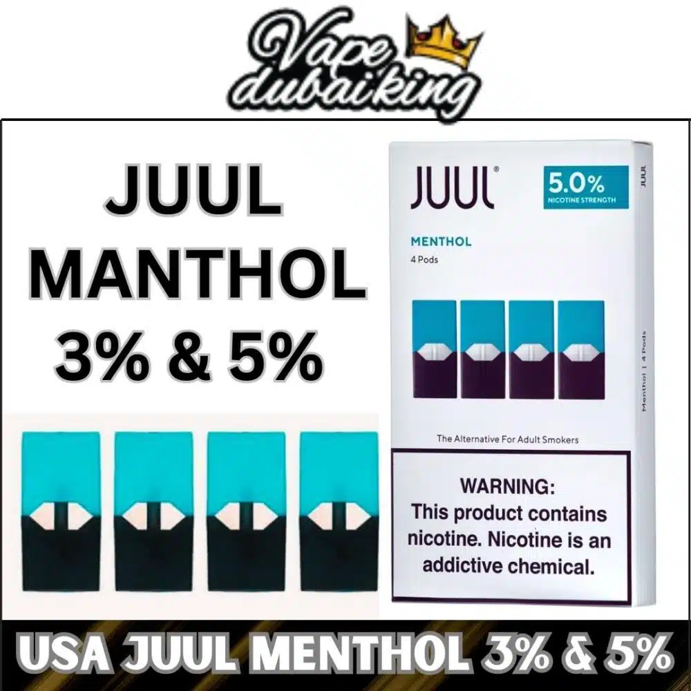 ORIGINAL JUUL PODS Menthol 3% and menthol 5%