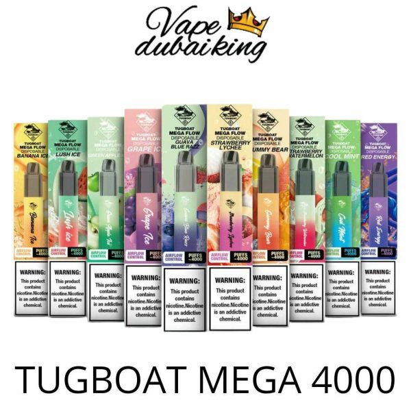 Tugboat Mega Flow Disposable 4000 Puffs