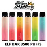 Elf Bar 3500 Puffs Disposable | Elfbar disposable Dubai - Vape Dubai King