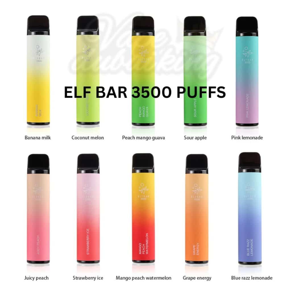 Elf Bar 3500 Puffs Disposable Elfbar disposable Dubai Vape Dubai King