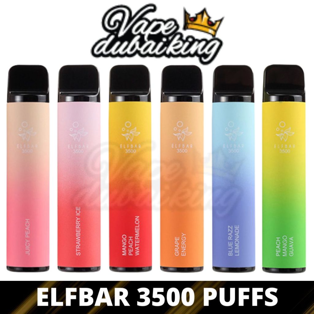 Elf Bar 3500 Puffs Disposable Elfbar disposable Dubai Vape Dubai King