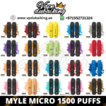 MYLE MICRO BAR 1500 PUFFS