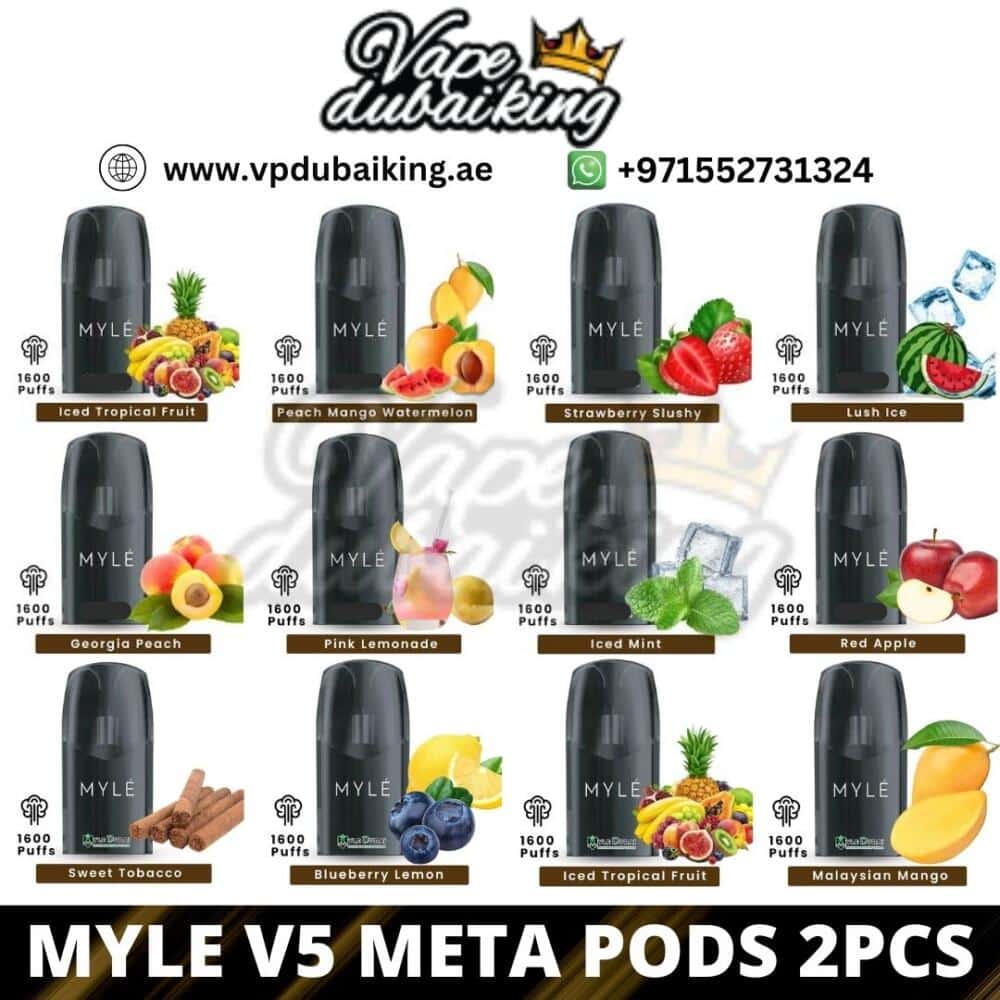 Myle V5 Pods Myle Meta Pods 1600 Puffs