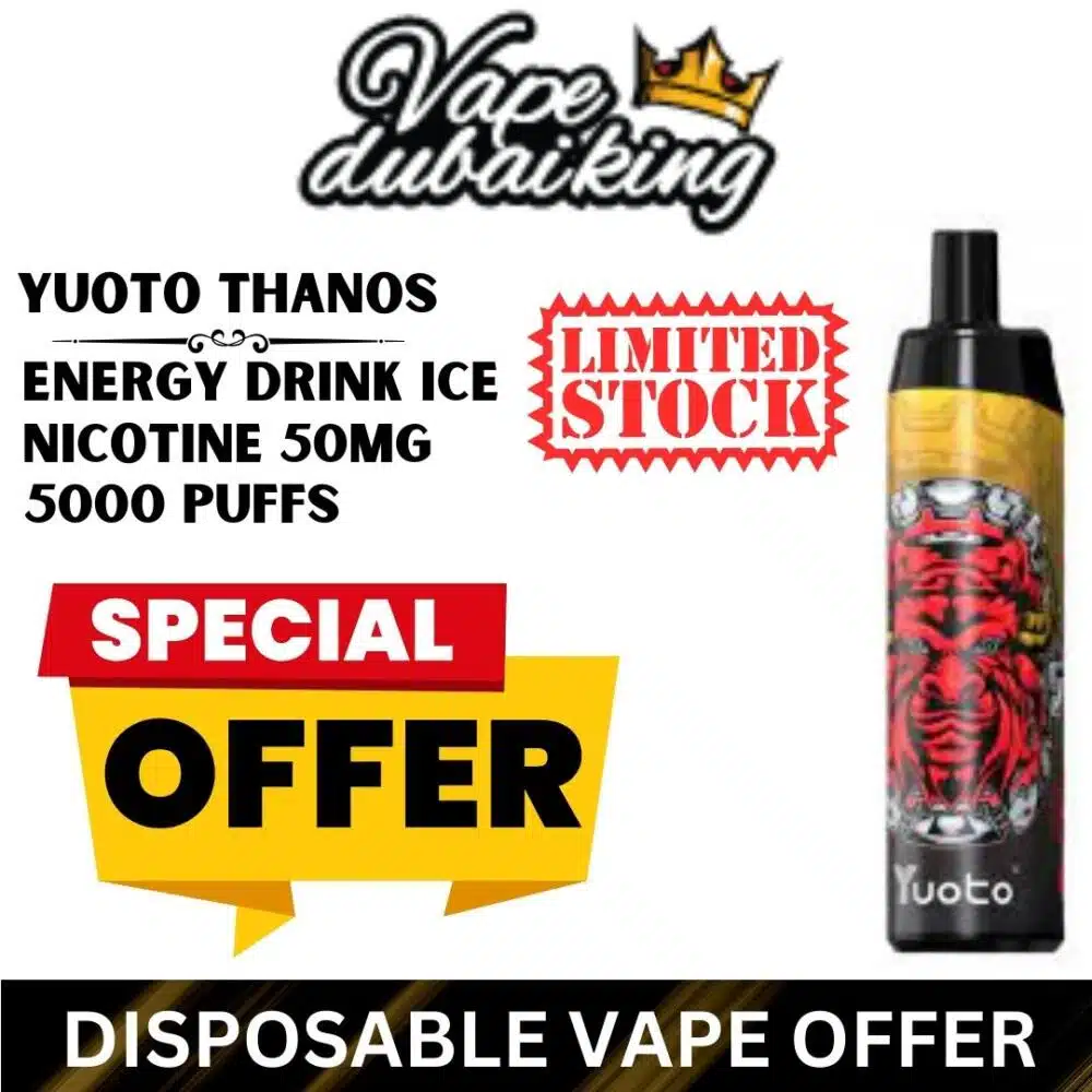Disposable Vape Offer Yuoto thanos energy drink ice