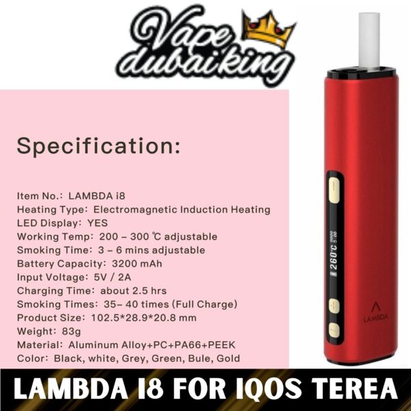 Lambda i8 Device for Terea Heets Sticks
