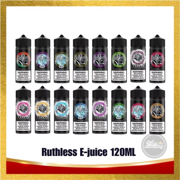 Ruthless E-juice 120ML flavors