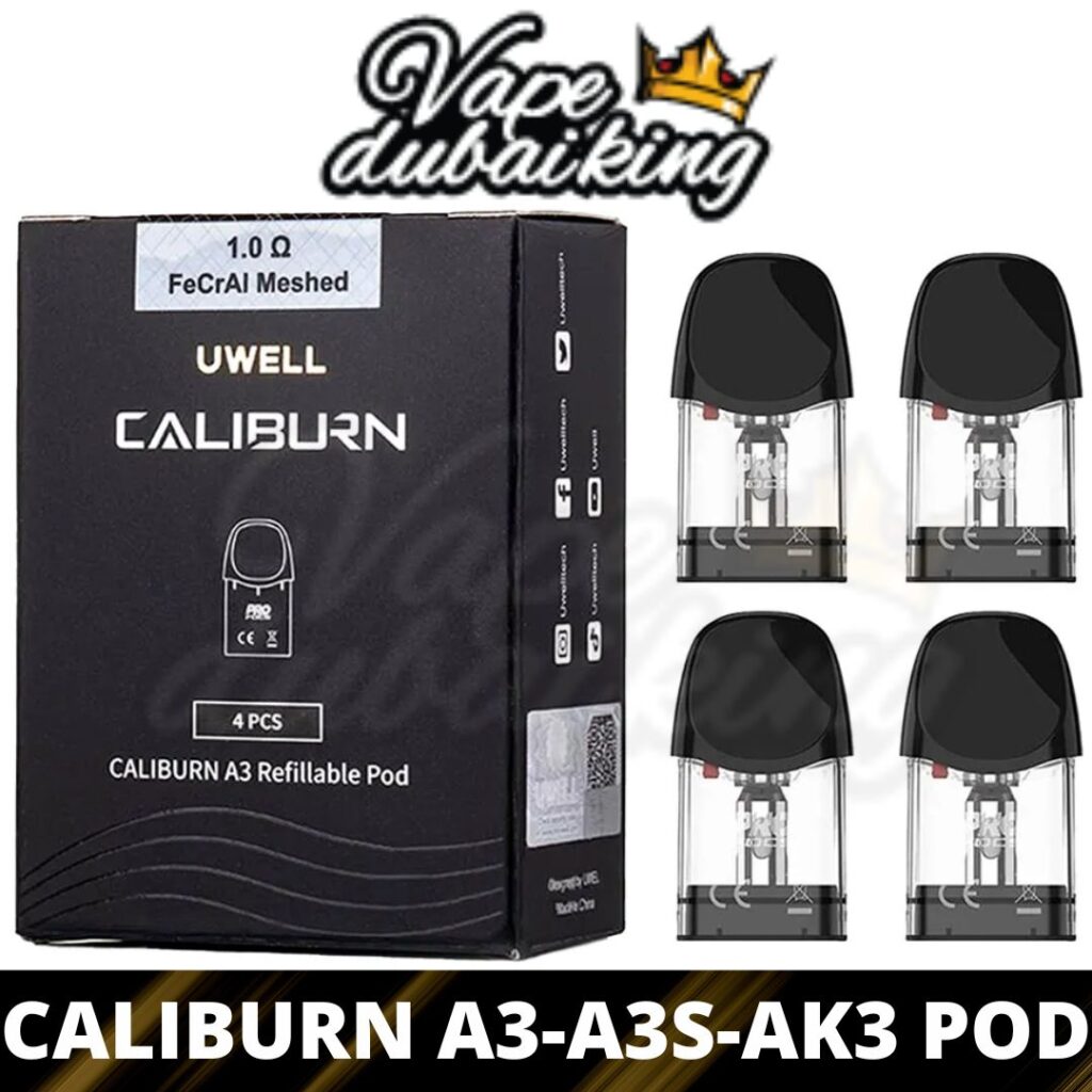 Uwell Caliburn A3 Replacement Pods 4pc/pack - Vape Dubai King