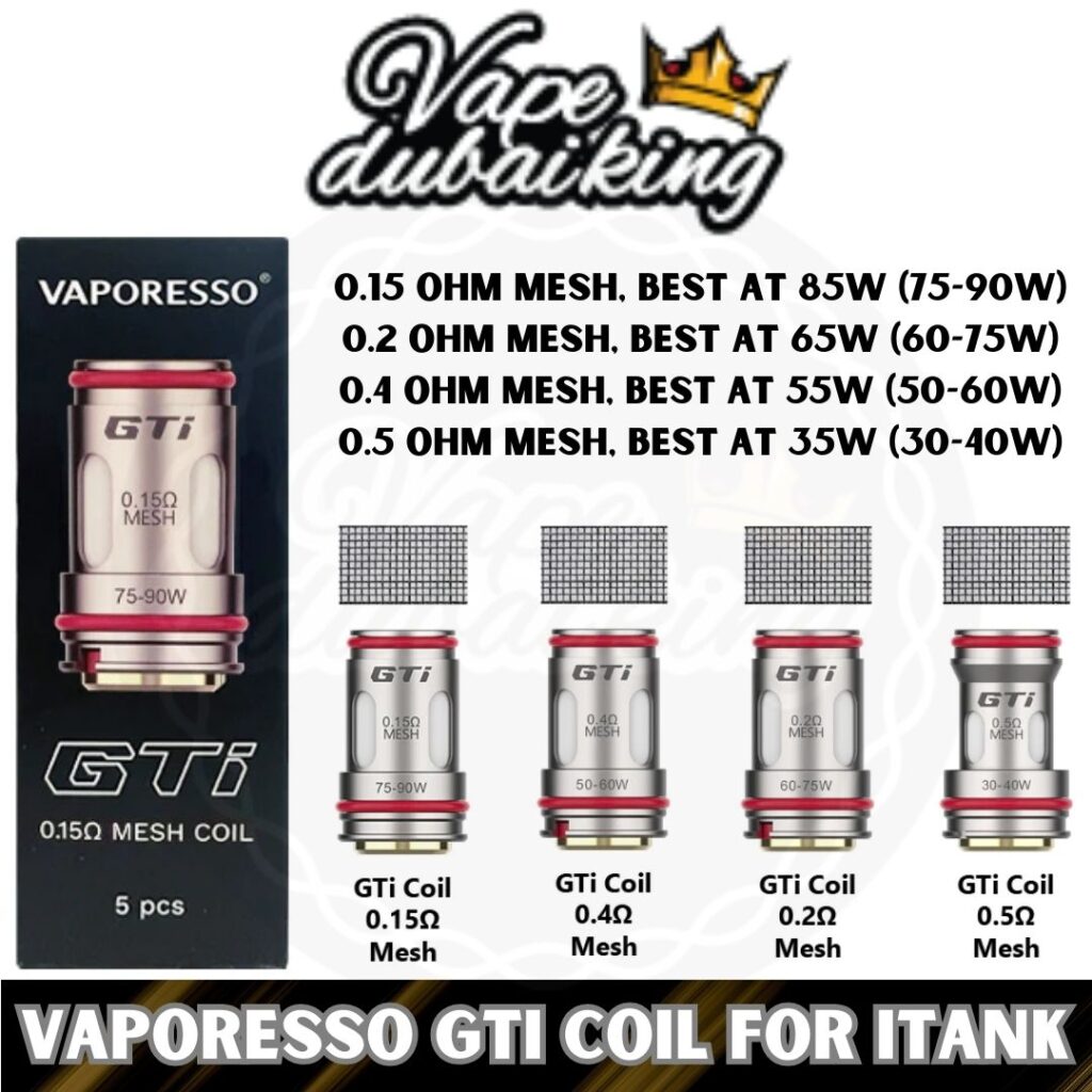 Vaporesso GTi Coil for iTank 5pcs/Pack Vape Dubai King