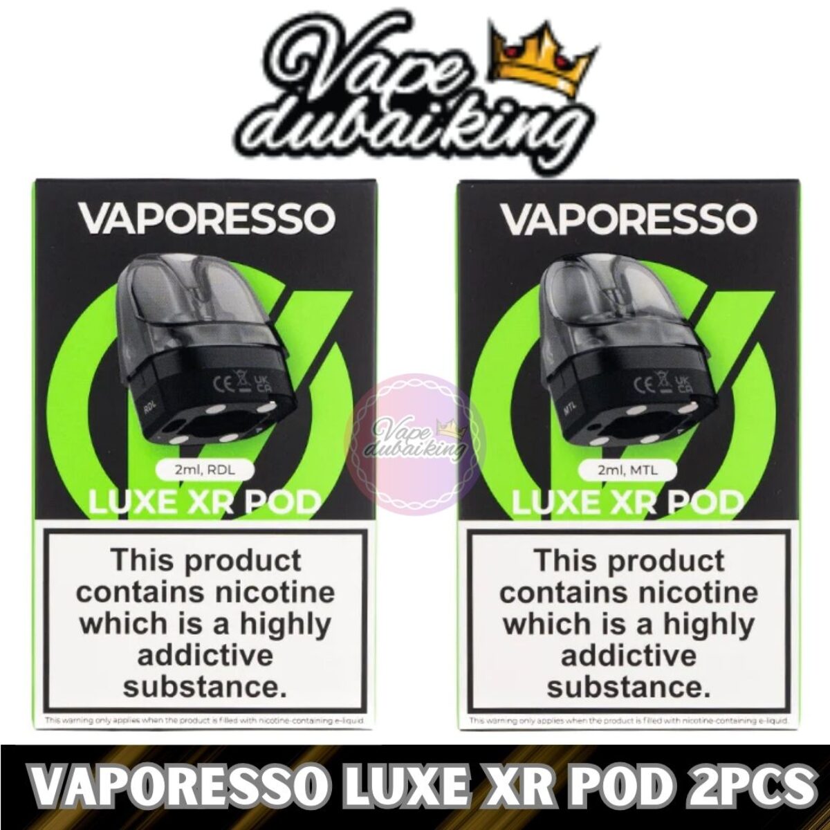 Vaporesso Luxe XR Pod Cartridge 5ml 2pcs/pack online discount