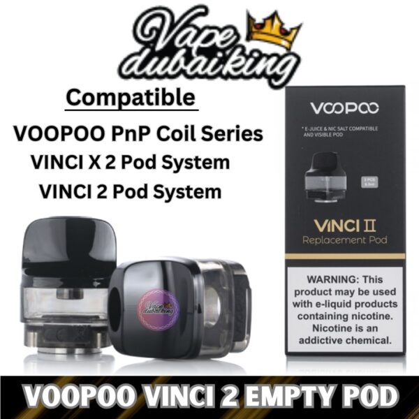 VooPoo Vinci 2 Replacement Pods 2pcPack