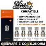 GeekVape Z Series Coils 0.25 ohm