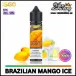 Isgo 60ML E-Liquid Brazilian Mango Ice 3mg