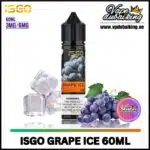 Isgo 60ML E-Liquid Grape Ice 3mg