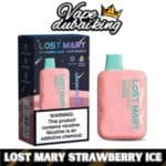 Lost Mary Disposable 5000 Puffs Strawberry IceLost Mary Disposable 5000 Puffs Strawberry Ice