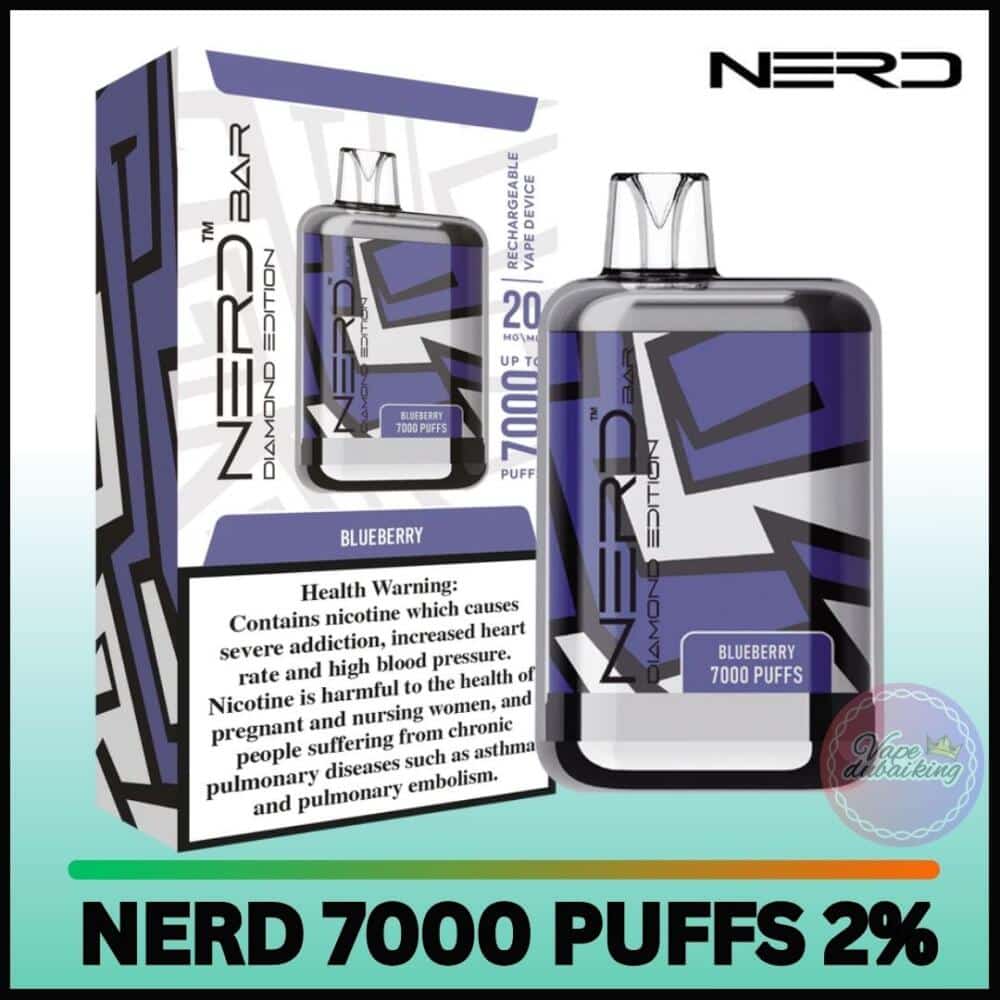 Nerd Diamond 7000 Puffs Blueberry
