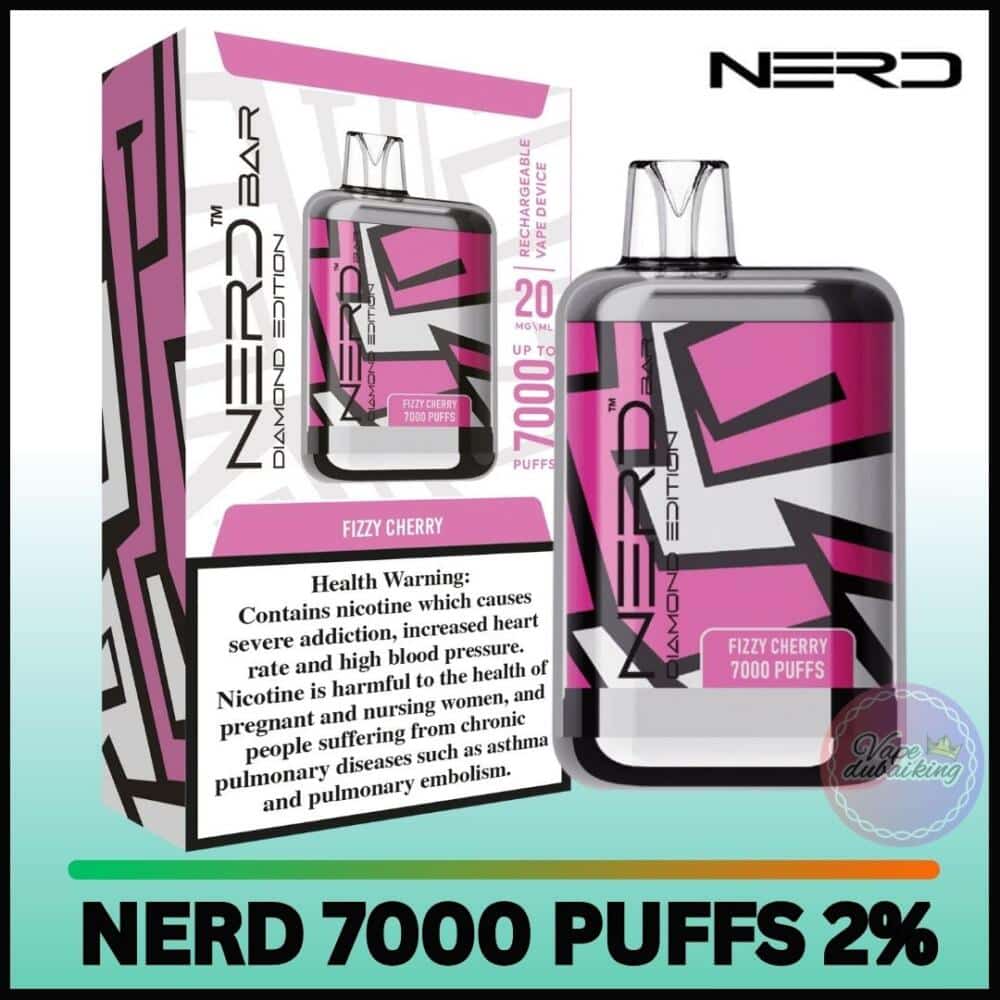 Nerd Diamond 7000 Puffs Fizzy Cherry