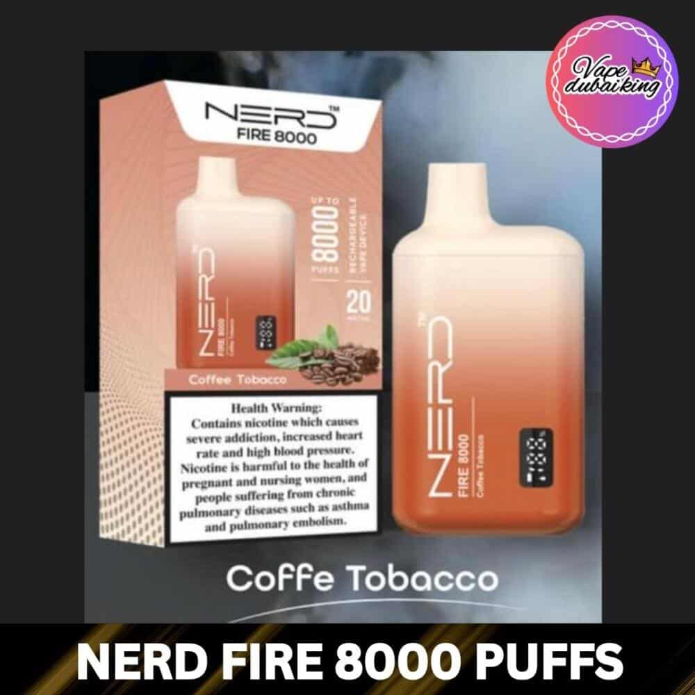 Nerd Fire 8000 Puffs Coffee Tobacco
