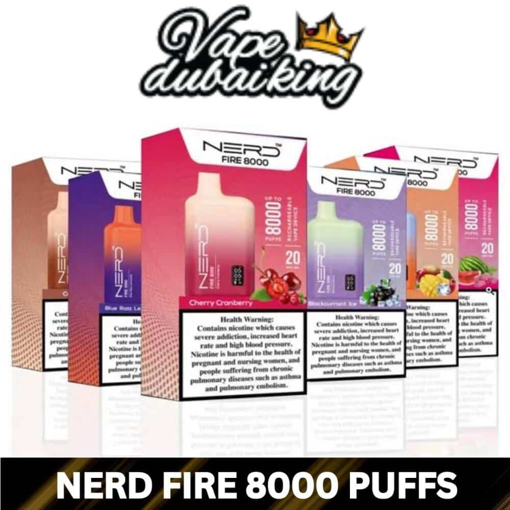 Nerd Fire 8000 Puffs Disposable Vape 2%