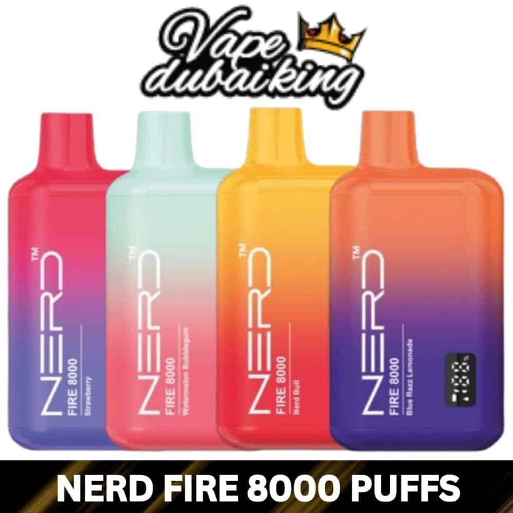 Nerd Fire 8000 Puffs Disposable Vape 2% - Vape Dubai King