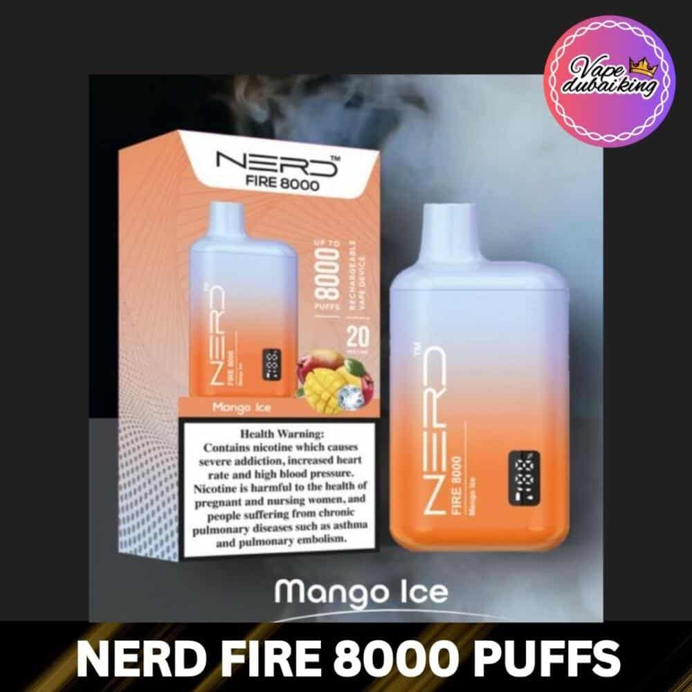 Nerd Fire 8000 Puffs Mango Ice