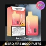 Nerd Fire 8000 Puffs Peach Mango