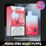 Nerd Fire 8000 Puffs Watermelon Ice