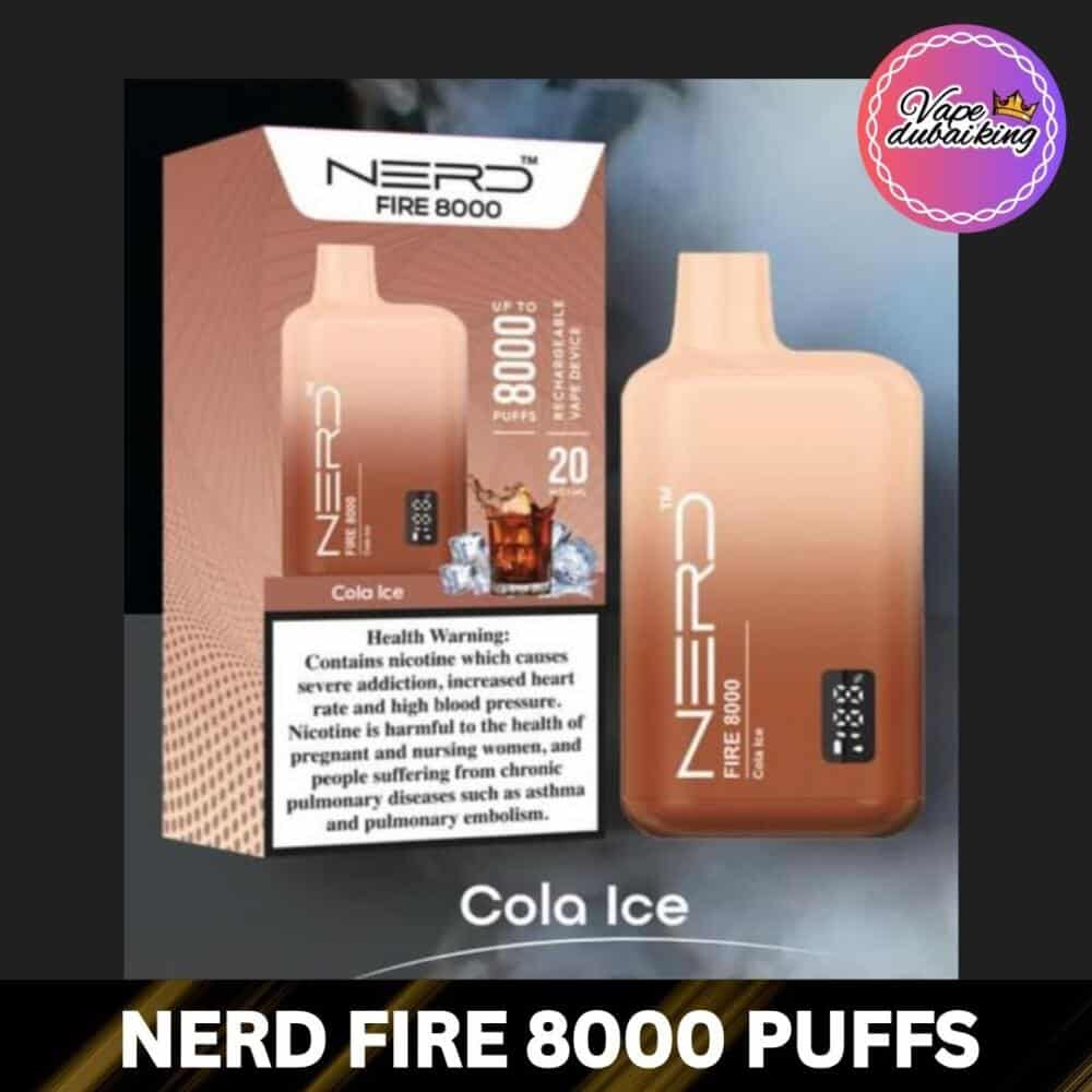 Nerd Fire 8000 Puffs cola ice