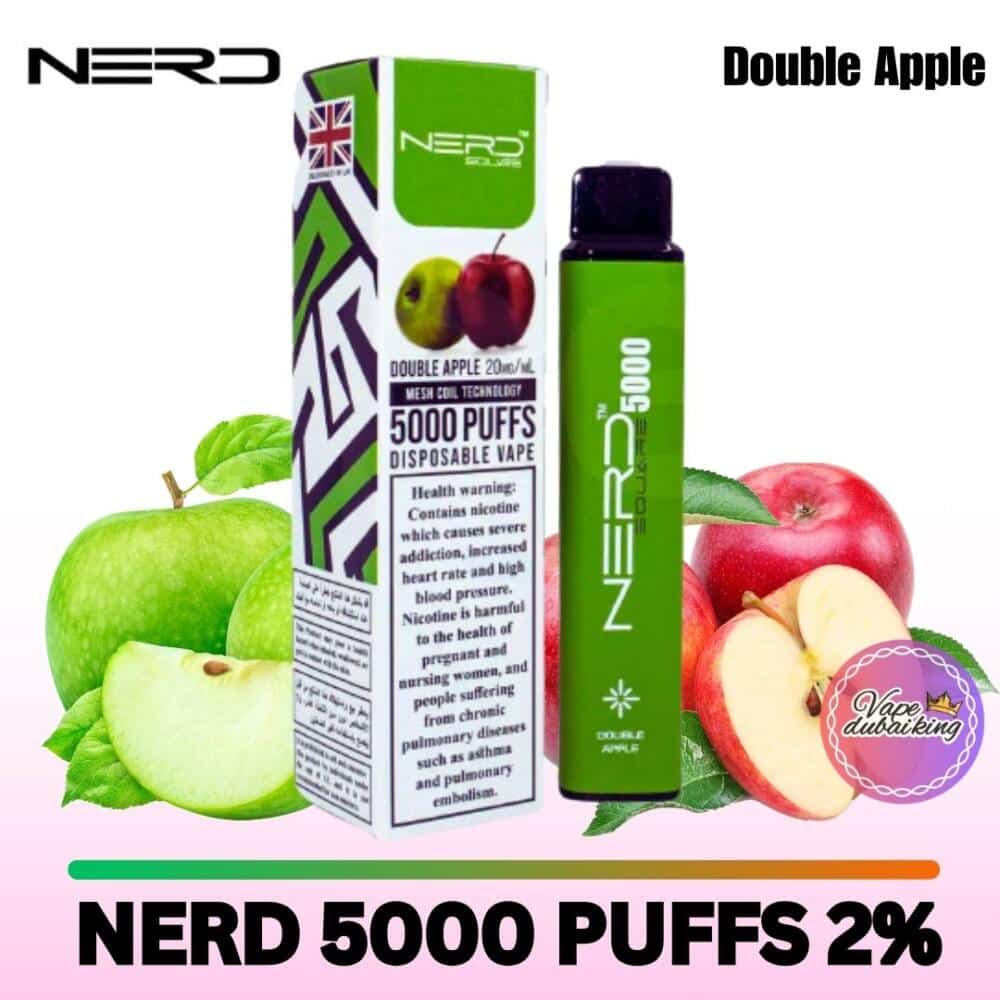 Nerd Square 5000 Puffs Double Apple