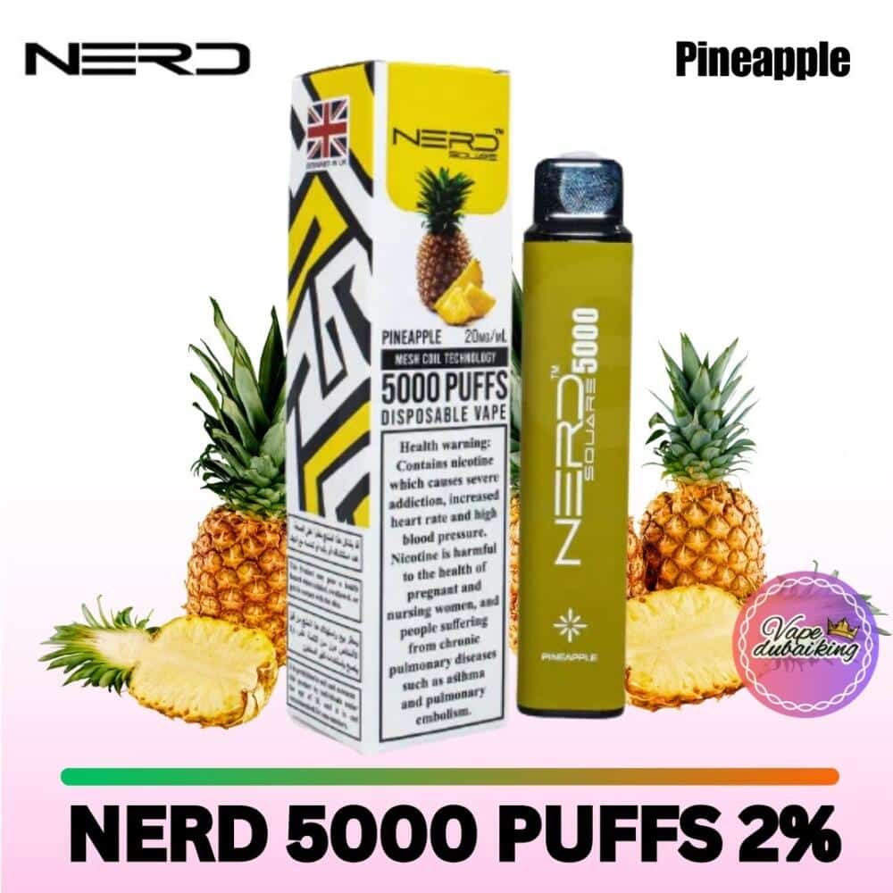 Nerd Square 5000 Puffs Pineapple