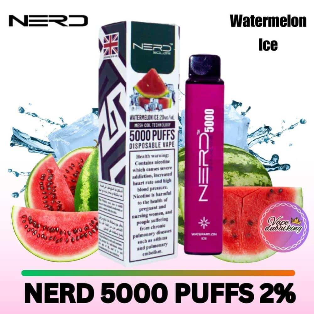 Nerd Square 5000 Puffs Watermelon Ice