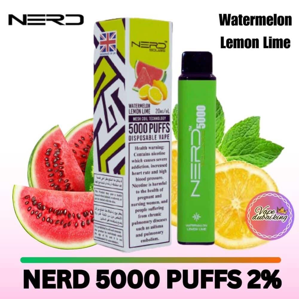 Nerd Square 5000 Puffs Watermelon Lemon Lime