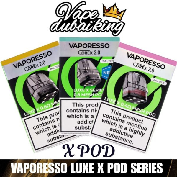 Vaporesso Luxe X Pod Corex 2.0 0.8 ohm In Dubai