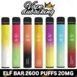 Elf Bar 2600 Puffs Disposable Vape