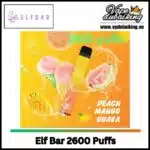 Elf Bar 2600 Puffs Peach Mango Guava