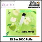 Elf Bar 2600 Puffs Peach Sour Apple